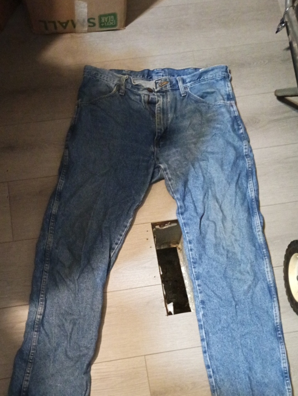 Rustler Men's Light Blue Straight Jeans